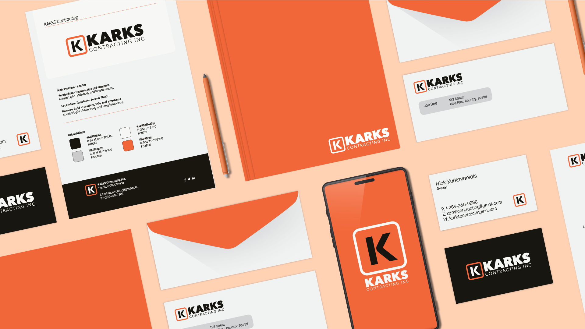 Karks Contracting stationary