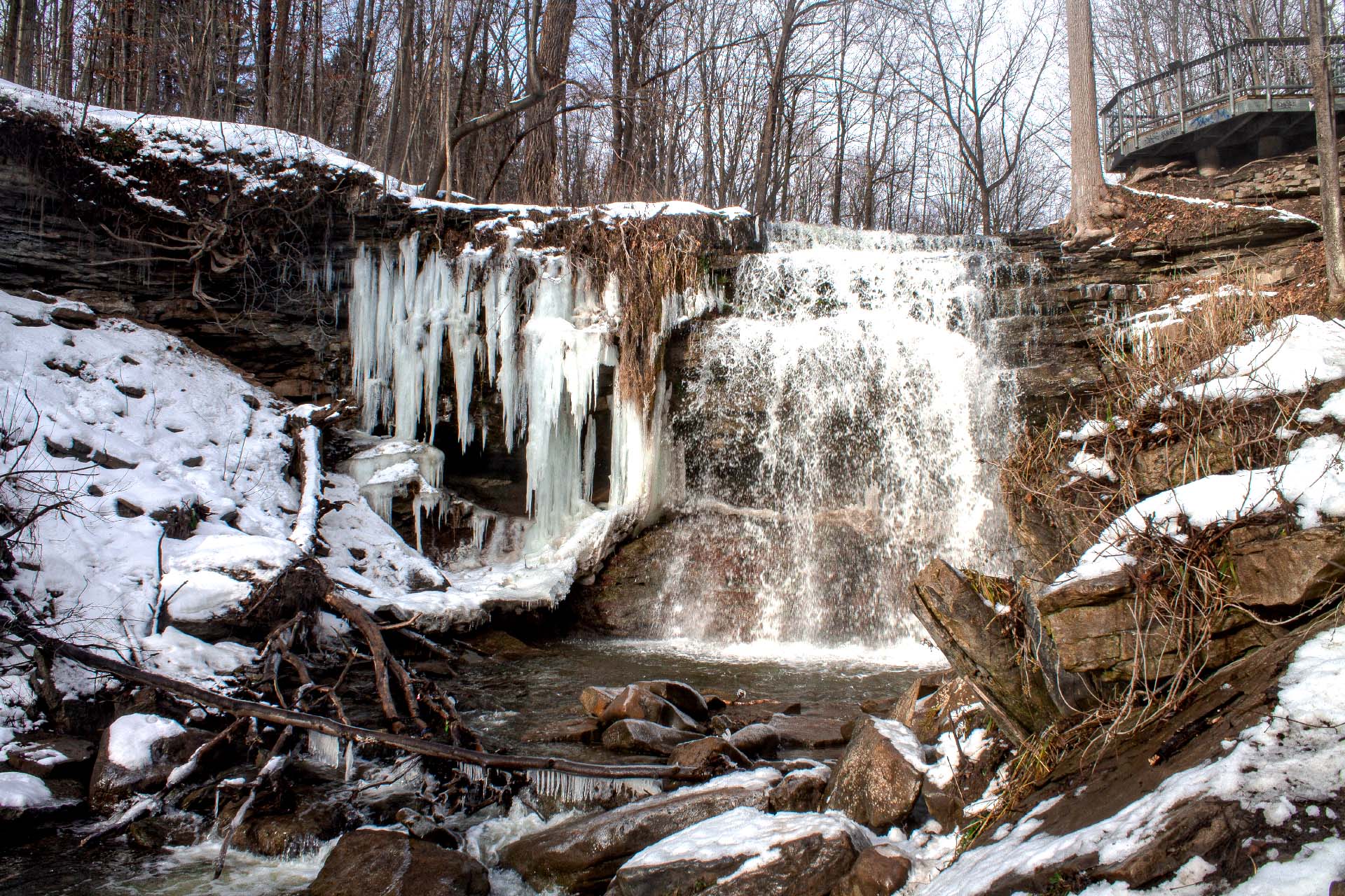 Smokey Hollow waterfall