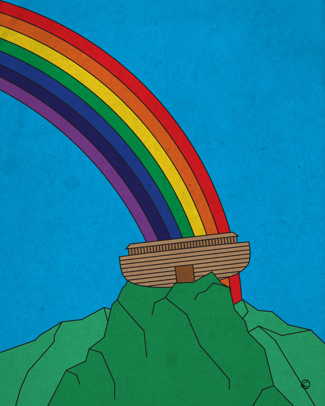 Noah's arc the flood–promise